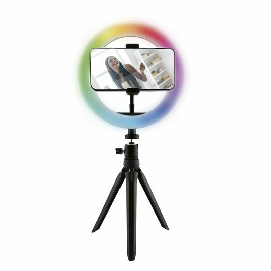 Ring Light Ricaricabile per Selfie KSIX BXYOUTUB01C Smartphone 12W