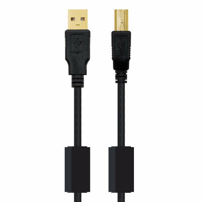 Cavo USB 2.0 A con USB B NANOCABLE 10.01.1203 Nero 3 m (1 Unità)