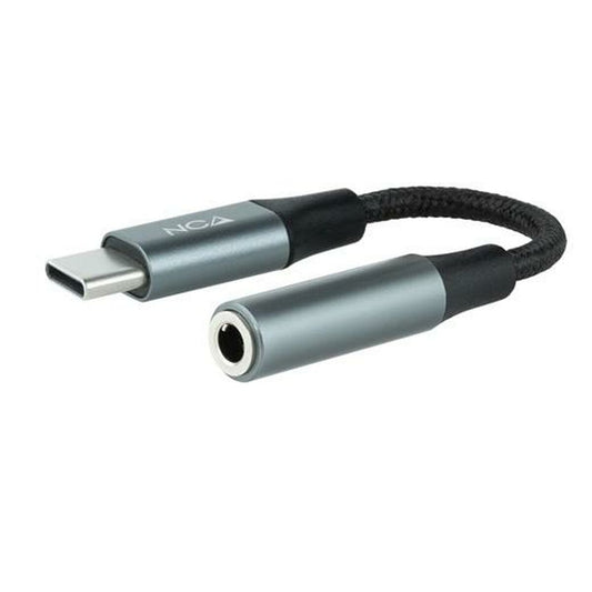 Adattatore USB-C con Jack 3.5 mm NANOCABLE 10.24.1204 Grigio