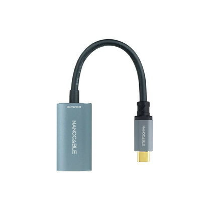 Adattatore USB-C con DisplayPort NANOCABLE 10.16.4104-G Grigio 15 cm 8K Ultra HD
