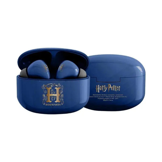 Otl hp0962 cuffie auricolari wireless bluetooth harry potter in-ear con custodia di ricarica blu ds-market cuffie