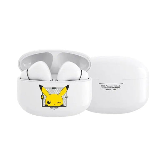 Otl pk0968 cuffie auricolari wireless bluetooth pokemon in-ear con custodia di ricarica bianco ds-market cuffie