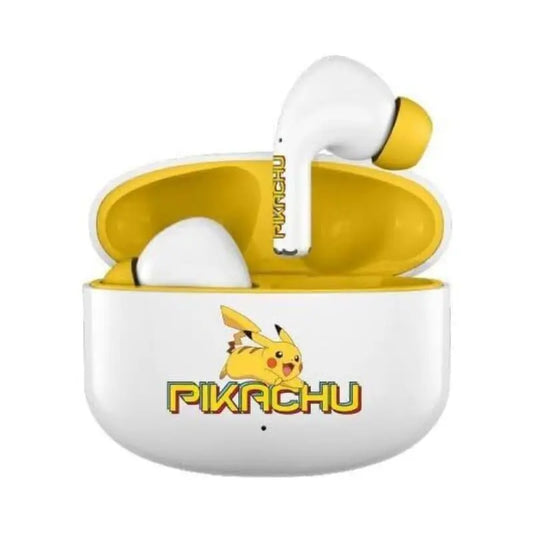 Otl pokemon pikachu retro core earpods tws cuffie bluetooth con custodia di ricarica ds-market otl pokemon pikachu