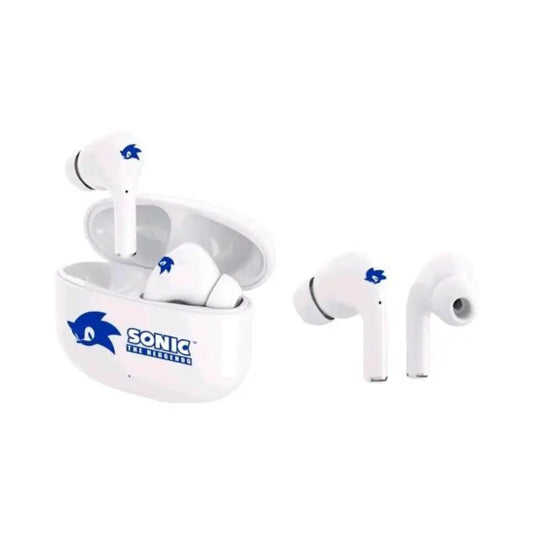 Otl sonic the hedgehog earpods true wireless auricolari bluetooth con custodia di ricarica bianco ds-market auricolari