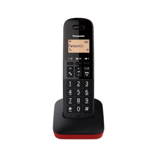 Panasonic kx-tgb610jtr telefono telefono analogico/dect identificatore di chiamata nero rosso ds-market telefono