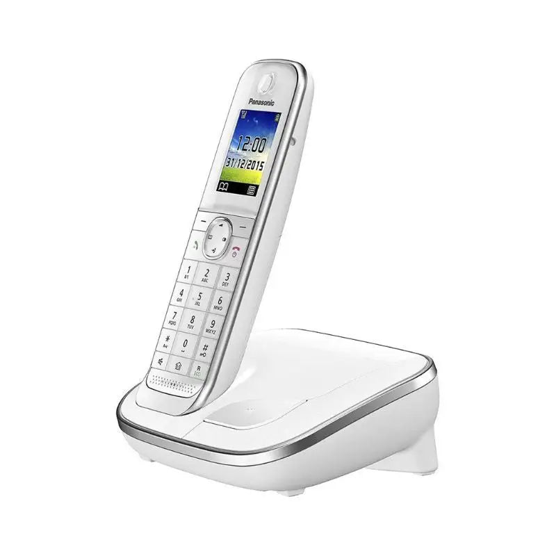 Panasonic kx-tgj310 telefono dect identificatore di chiamata bianco ds-market panasonic kx-tgj310 telefono dect