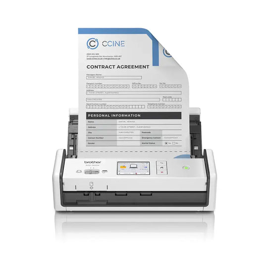 Scanner portatile duplex color brother ads1800w 6-20 ppm informatica scanner e accessori scanner portatile duplex color