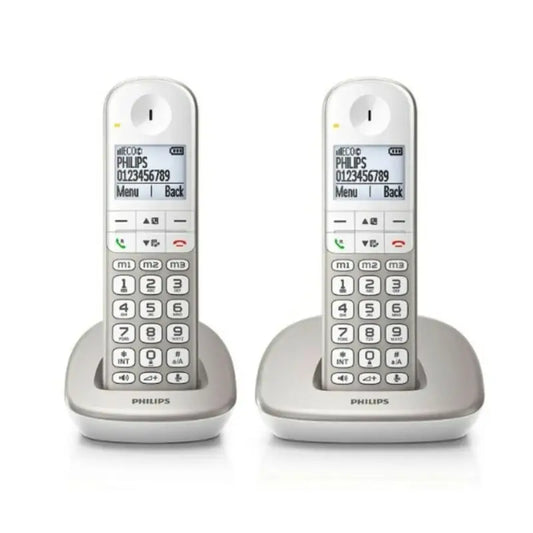 Telefono senza fili philips 1,9’ 550 mah gap (2 pcs) (ricondizionati a) elettronica telefonia fissa e accessori